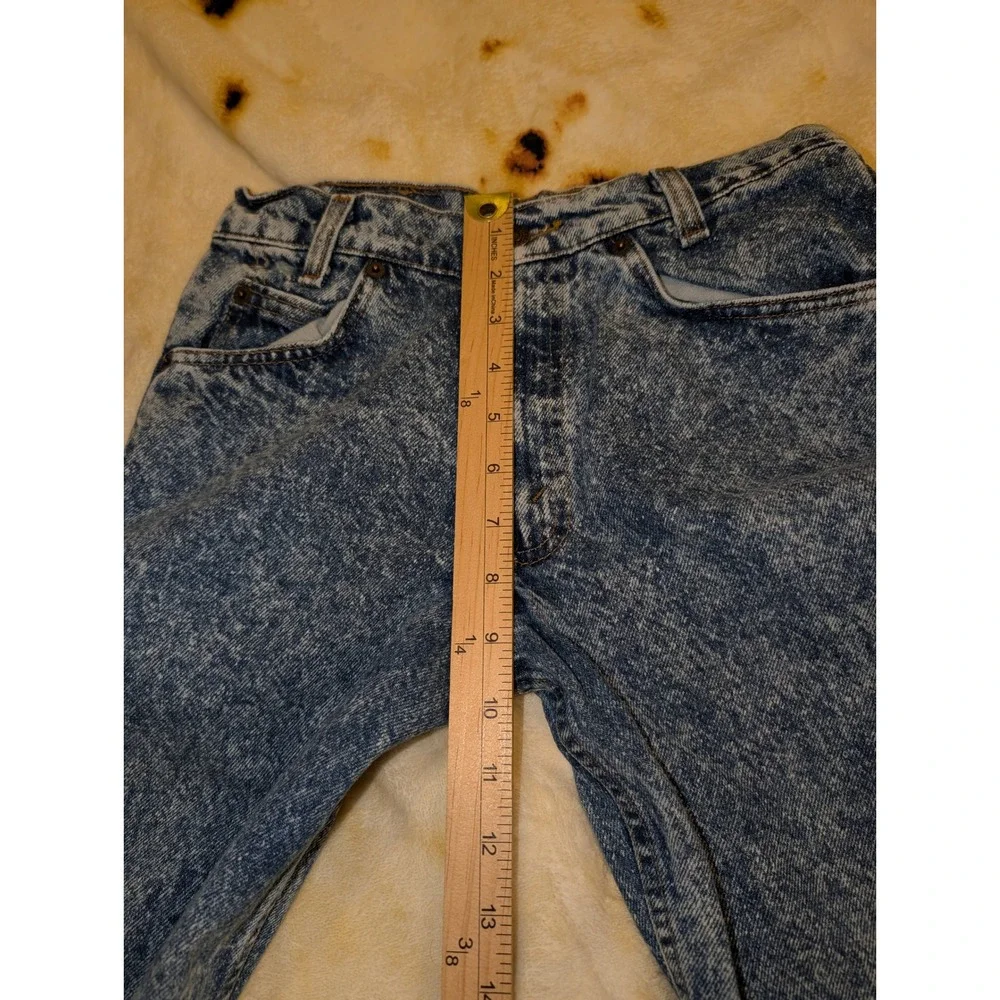 Levis Jeans Mens 28X32 705 Student  Made in USA Acid Wash Orange Tab Straight